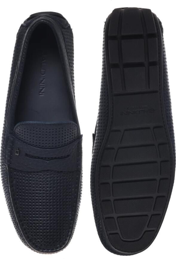 Baldinini Perforated Tumbled Leather Loafer - Foto 2