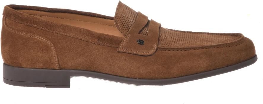 Baldinini Printed Suede Loafer