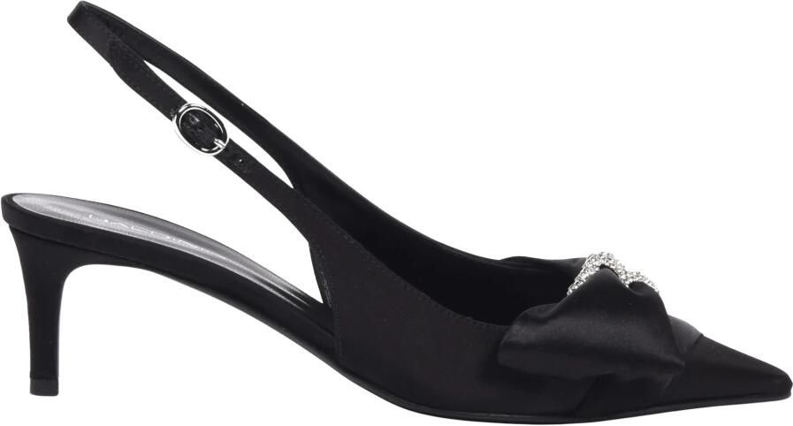 Baldinini Satin Slingback Pomp
