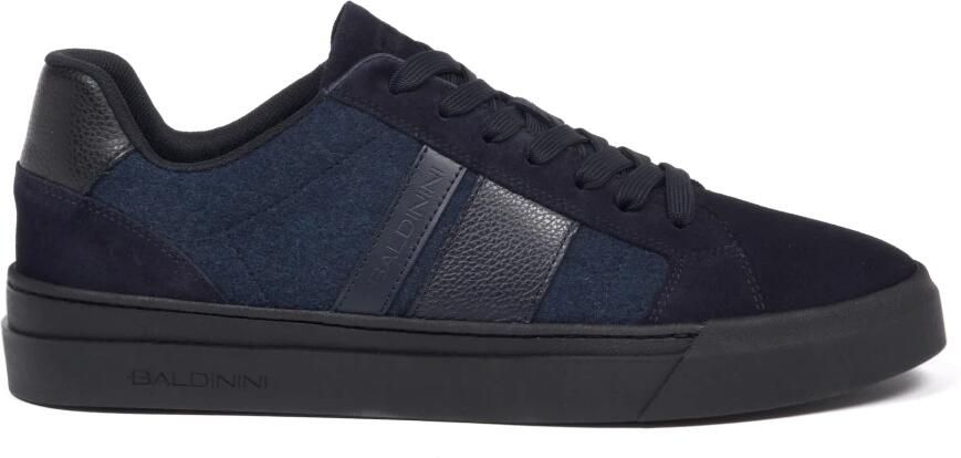 Baldinini Suede and Fabric Sneaker
