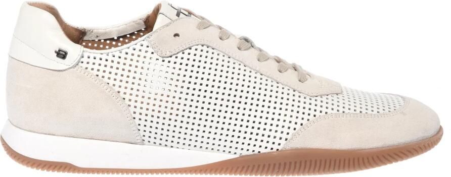 Baldinini Suède en geperforeerde leren sneaker