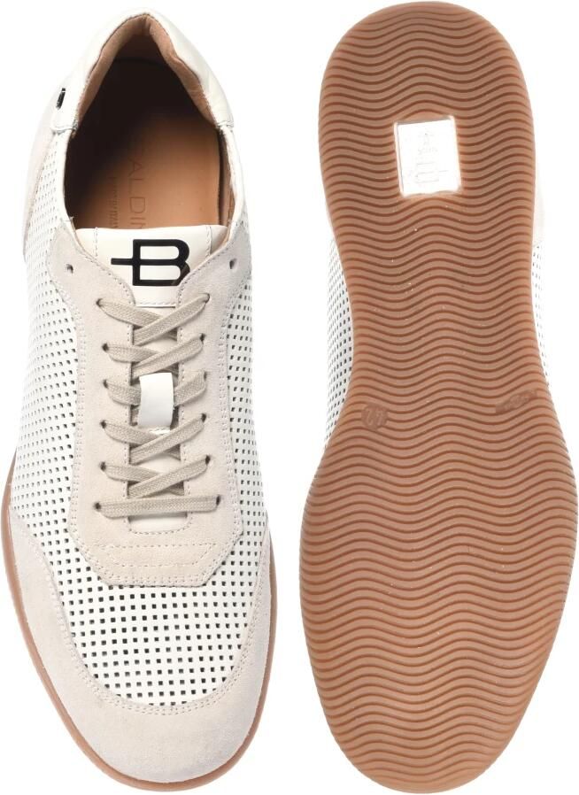 Baldinini Suède en geperforeerde leren sneaker - Foto 2