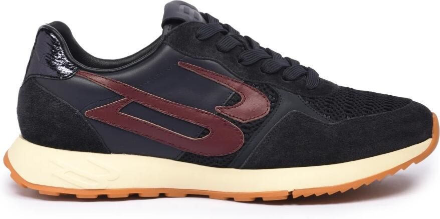 BALDININI Sneakers laag navy bruin