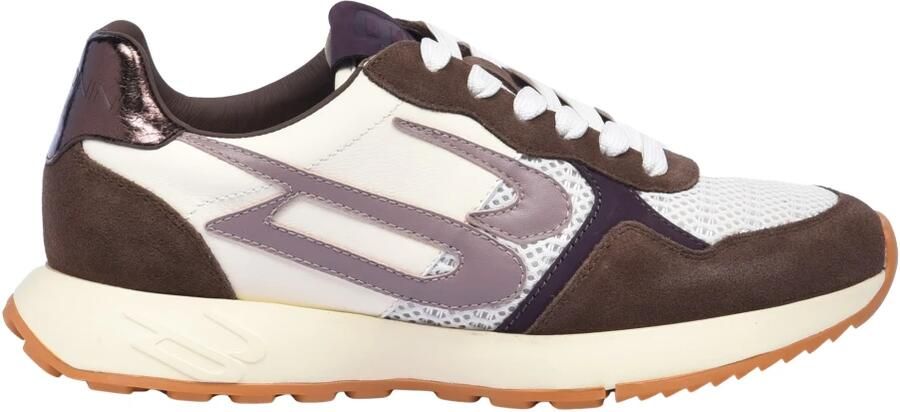 Baldinini Suède en leren sneaker