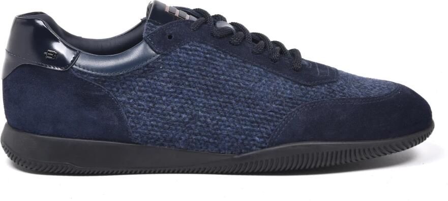 Baldinini Suède en wollen sneaker
