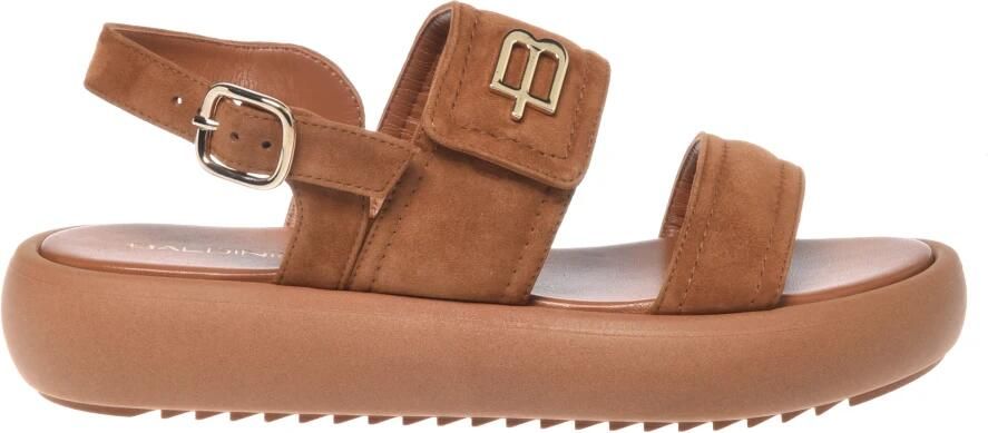 Baldinini Suede Flat Sandal
