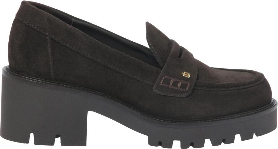 Baldinini Suède Loafer met hak
