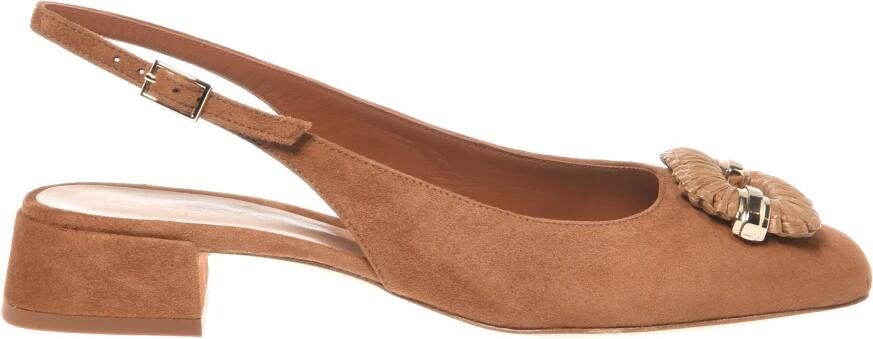 Baldinini Suede Slingback Pump