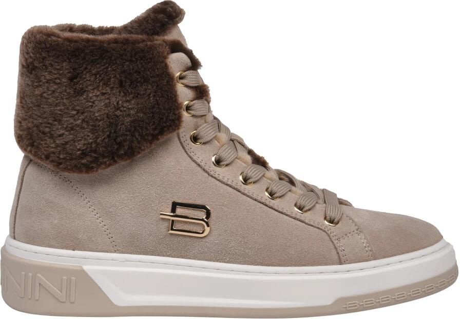 BALDININI Sneakers hoog beige bruin
