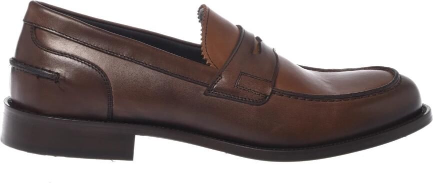 Baldinini Tan leren loafer