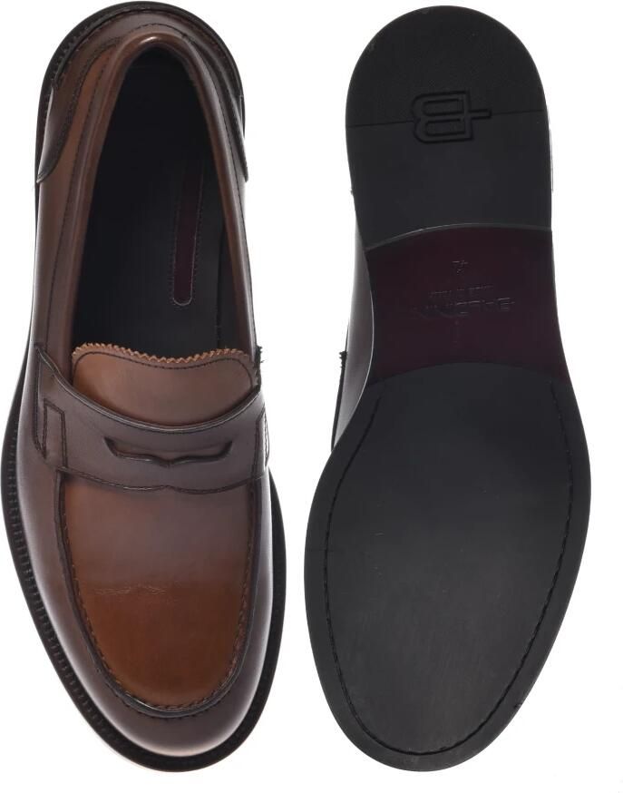 Baldinini Tan leren loafer - Foto 2