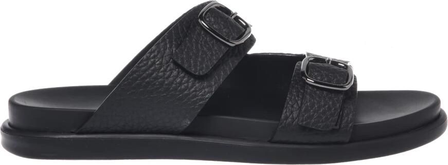 Baldinini Tumbled Leather Mule