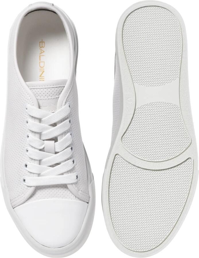 Baldinini Witte lakleren en witte leren sneaker - Foto 2