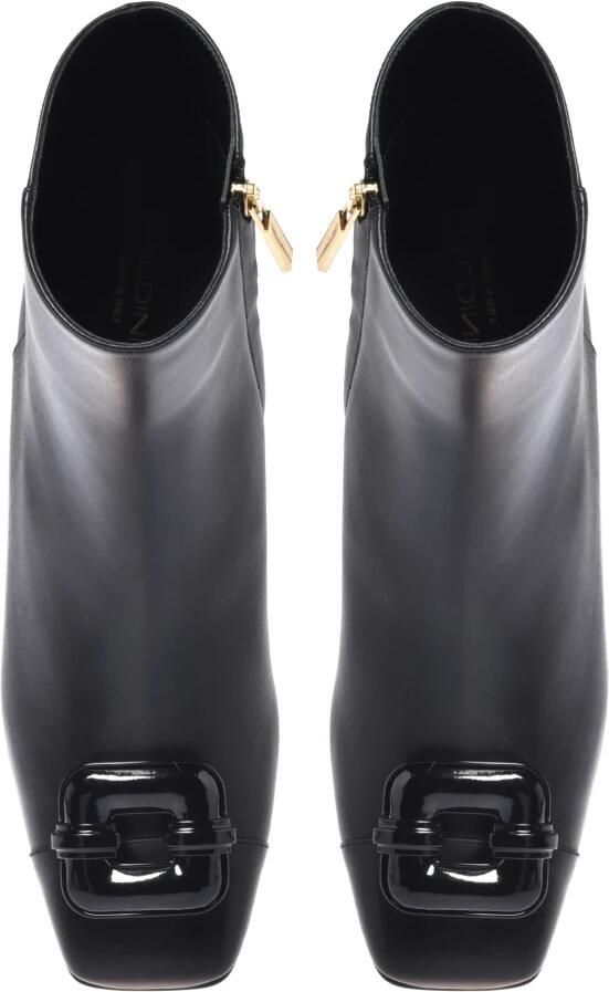 Baldinini Zwarte leren enkellaarsjes