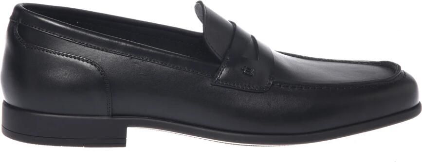 Baldinini Zwarte leren loafer