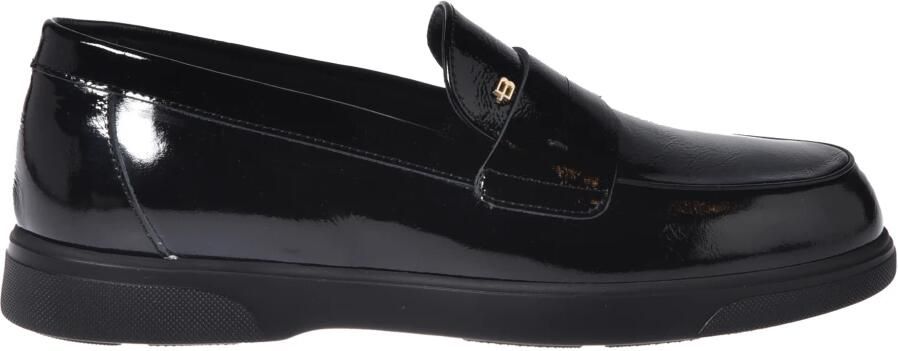 Baldinini Zwarte naplak leren loafers