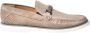Baldinini Beige perforated suede loafer - Thumbnail 1