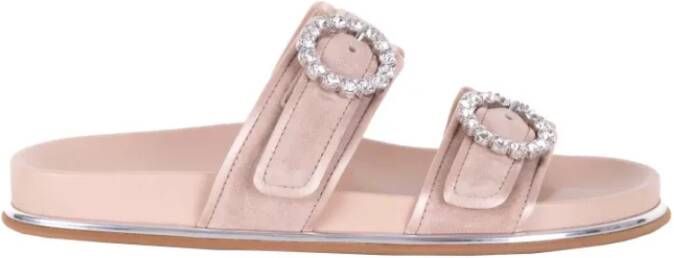 Baldinini Beige Suède Slippers