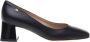 Baldinini Black leather and patent leather court shoe - Thumbnail 1