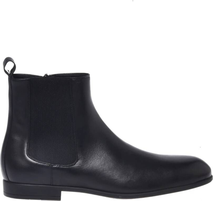 Baldinini Black leather ankle boots