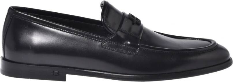 Baldinini Black leather loafers