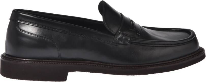 Baldinini Black leather loafers