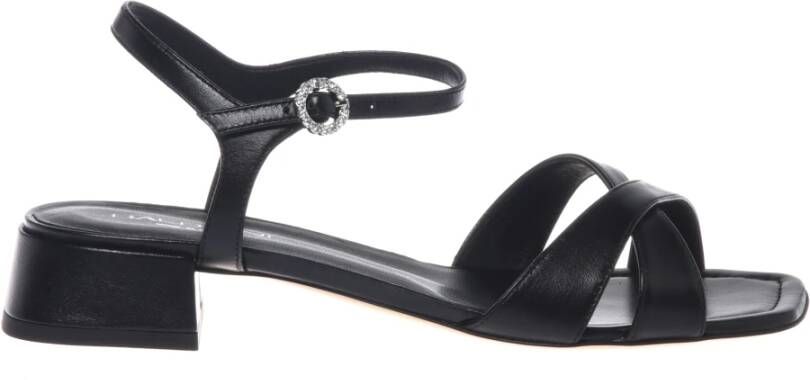 Baldinini Black leather sandals