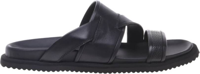 Baldinini Black leather sandals