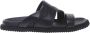 Baldinini Black leather sandals - Thumbnail 1