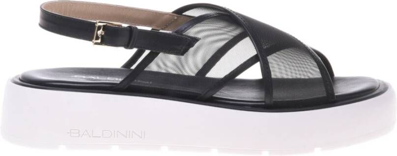 Baldinini Black mesh sandal
