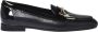 Baldinini Black Nappa and patent leather loafers - Thumbnail 1