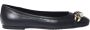 Baldinini Black Nappa leather ballerina flats - Thumbnail 1