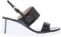 Baldinini Black nappa leather sandal - Thumbnail 1