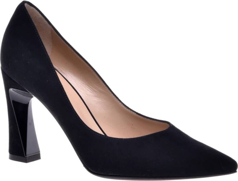 Baldinini Black suede court shoes Zwart Dames