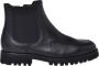 Baldinini Black tumbled leather ankle boots - Thumbnail 1
