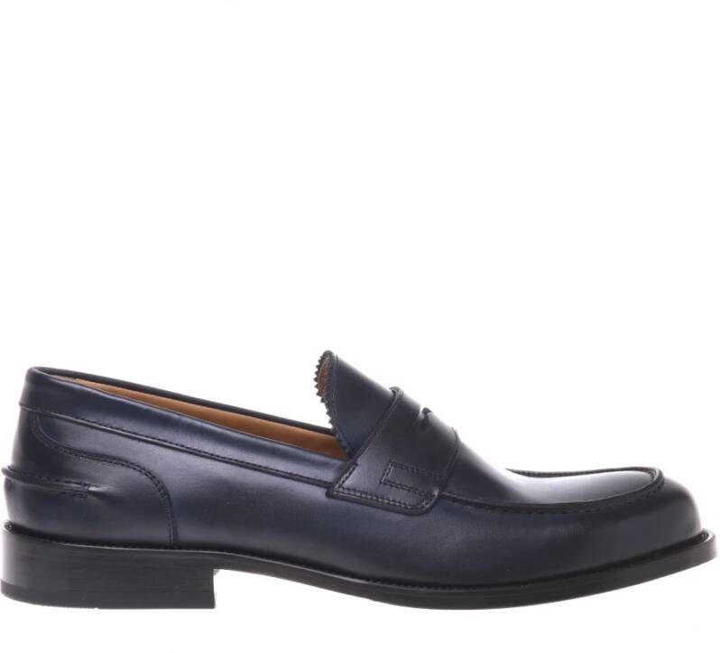 Baldinini Blue leather loafers