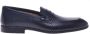 Baldinini Blue perforated leather loafer - Thumbnail 1