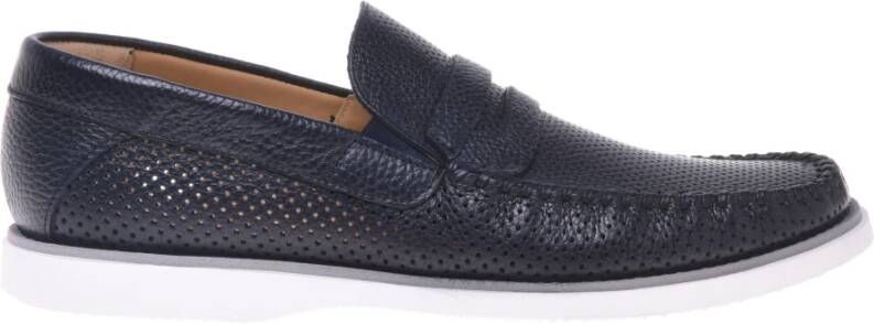 Baldinini Blue perforated loafer