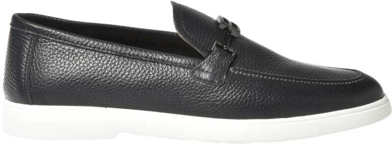 Baldinini Blue tumbled loafer