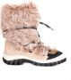Baldinini Leather ankle boot with fur inserts in black and taupe Beige Dames - Thumbnail 5