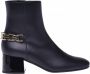 Baldinini Black calfskin ankle boots Zwart Dames - Thumbnail 1