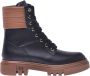 Baldinini Combat boots in black calfskin Zwart Dames - Thumbnail 1