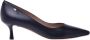 Baldinini Court shoe in black leather - Thumbnail 1