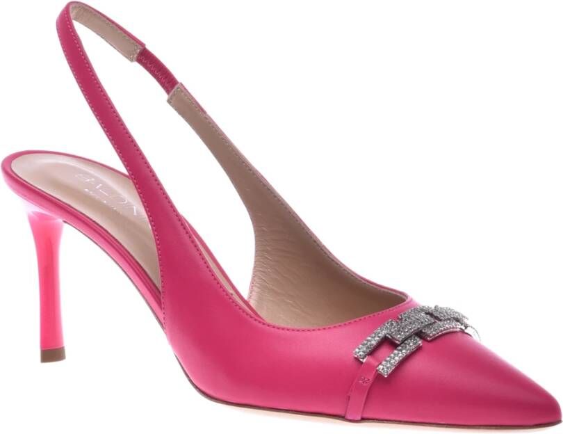 Baldinini Court shoe in fuchsia calfskin Red Dames