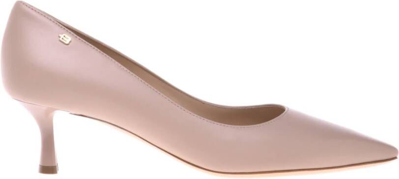 Baldinini Court shoe in nude leather