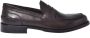 Baldinini Dark brown leather loafers - Thumbnail 1