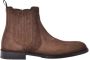 Baldinini Dark brown suede leather ankle boots - Thumbnail 1