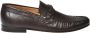 Baldinini Dark brown tumbled loafer - Thumbnail 1