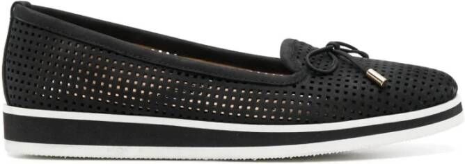 Baldinini Elegante Zwarte Ballerinas Black Dames
