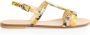 Baldinini Gespriem Leren Sandalen Yellow Dames - Thumbnail 1